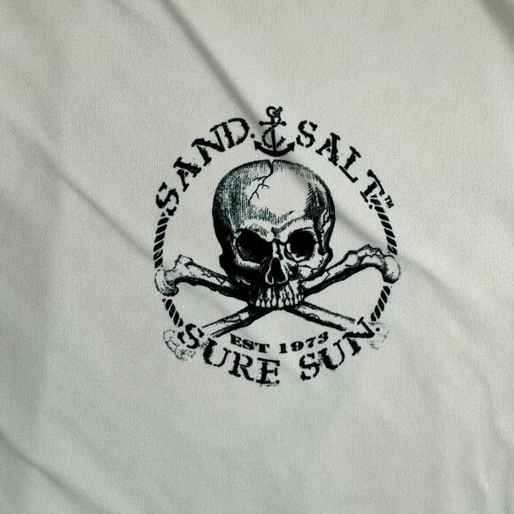 Vapor Shirt Men 3XL White Athleisure Sand Salt Sure Sun Workout Gym Beach Pirate - Picture 6 of 11